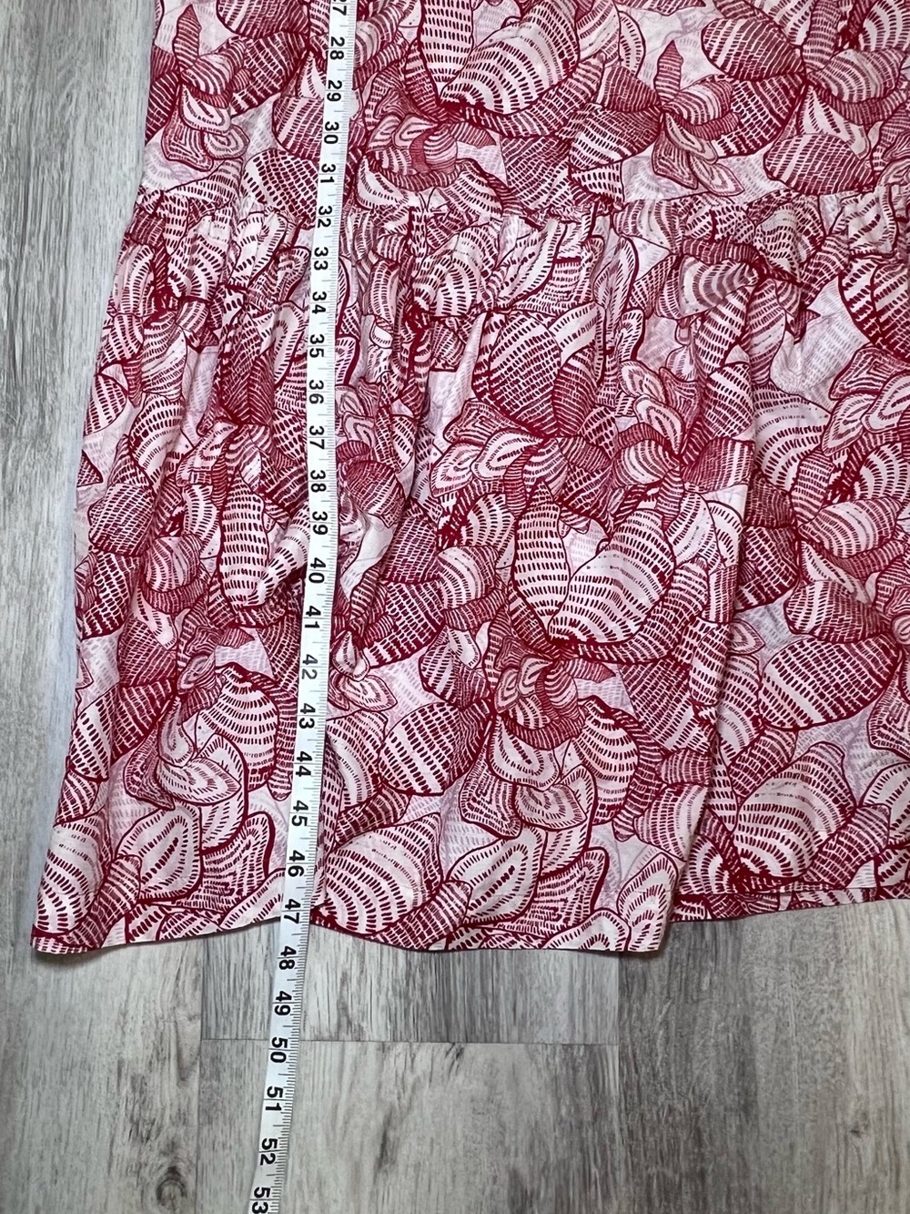 Gilner Farar Floral Puff-Sleeve Maxi Dress in Rose Red Size M NWT . - Picture 10 of 11